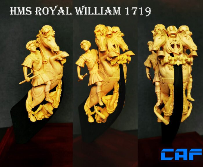 HMS Royal William figurehead Boxwood carving For wooden model ship kit - Image 1